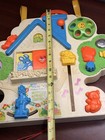 1985 Fisher Price Crib Busy Box Activity Center With Straps Clean In Great Cond