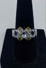 Sterling Silver 925 Topaz Citrine Jewelry Lot 3 Rings 1 Bracelet 14 3g