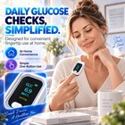 2-in-1 Fingertip Health Monitor Non-invasive Blood Glucose Spo2 Pulse Pi Tester