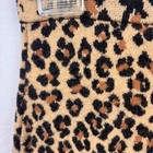 Vtg St  John Separates Women Leopard Print Knit Mini Skirt Wool Blend Size 6 Usa