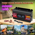 750w 1000w 1300w Car Power Inverter Dc 12v To Ac 110v  120v Power Converter