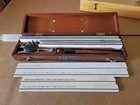 K e Leroy Lettering Set Keuffel   Esser Drafting Kit Mahogany Wood Case W extras