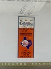 Nolan Ryan 5000 Strikeout Certificate   Ticket Stub texas Rangers 1989