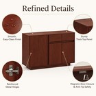 55in Sideboard Buffet Cabinet 3 Doors 2 Drawers Wood Storage Console With Shelve