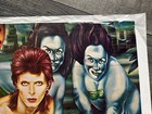 David Bowie Vintage Poster Diamond Dogs Tour Scratch Dent Classic Rock Glam 1974