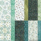 Elegant Pine Snowflakes Designer Series Paper Dsp Stampin Up 12x12 Full Pk 2605