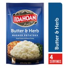  8 Pack  Idahoan Butter   Herb Mashed Potatoes Side Dish  4 Oz