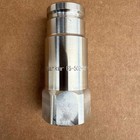 Lot Of 5 Parker Fs-502-8fp Hydraulic Quick Connect Nipple 1 2    Fnpt 316 Ss