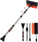51  Car Ice Scraper And Snow Brush With Foam Grip 3-in-1 Ice Scrapers For Car   