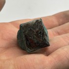 Rare Found Ancient Roman Bronze Mosaic Glass Ring With Rich Patina