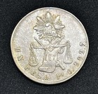 Mexico 1872 Pi O 1 One Peso Silver Coin Km  408 7