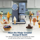 Ninja Creami Scoop   Swirl 13-in-1 Ice Cream And Soft Serve Maker  Navy  nc701bl