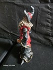Vintage 1970s Wizard Merlin Cast Resin Statue With Staff Missing Crystal Ball