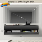 Floating Tv Shelf Wall Mounted Tv Stand Floating Entertainment Center Under Tv