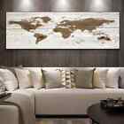 Abstract World Map Posters And Prints Canvas Painting Wall Art Mural Home Decor