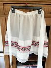 Norwegian Bunad Apron 23  Long Teen  Small Adult Norway  Folk Dress Handmade