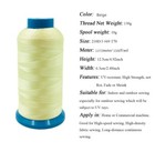 Bonded Nylon Thread For Sewing Leather upholstery jeans And Wig   69 T70 Size 21