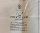 3001 Admirality Nautical Chart Map Cuba To Puerto Rico Inc  Dominican Rebuplic 