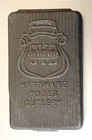 Vtg Adv  Match Safe Vesta Case  Ovb Hardware  hibbard  Spencer  Bartlett   Co 