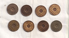 8 Alcoholics Anonymous Medallions With Aa Reverse