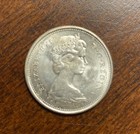 1867-1967 Canada Silver Twenty Five Cents Centennial Coin 