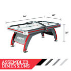 Espn 7 Foot Air Powered Hockey Table W  Electronic Scorer  2 Pucks And 2 Pushers