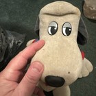Vintage Pound Puppies 16  Jointed Plush Gray