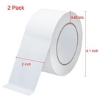 Xuxu 2 Pack White Duct Tape Heavy Duty Waterproof  Strong Adhesive Tape Bulk    