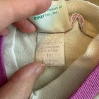 Vintage 1984 Cabbage Patch Kids Shirt Girls 4t Elkay Cream Purple Mock Neck Usa