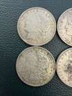 Lot Of 4 1921 Morgan Silver Dollars   As-is   90  Silver