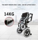 Lightweight Folding Electric Wheelchair  24v 10ah fda  Portable Power Chair 16kg