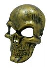 Halloween Skeleton Bronze Skull Face Mask Costume Horror Party