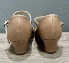 Gently Worn Theatricals Pro 1 5    Heel Natural Character Shoes  size 7 5 