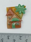 Vintage Lucinda House Pin Hand Crafted Estate Jewelry