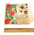 Set Of 12 Vintage Omega Leather Dye In Decorative Box Plus Leather Craft Books