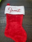 Personalized Christmas Stocking 17 5  glitter Vinyl 