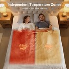 Electric Blanket King Size Dual Control - Heated Blanket With 5 Heat Settings   
