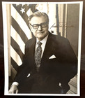 1975 Vice President Nelson Rockefeller Facsimile Signed Glossy Bw Photo Envelope