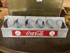 Vintage Coca Cola  Metal Aluminum Soda Carrier 12 Pack Sign Advertising