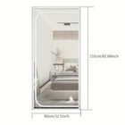 Cat Screen Door Reinforced Pet Proof Screen Door Zipper Curtain To Keep Dogs