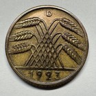 1923 Germany 10 Rentenpfennig - Coin  e-025