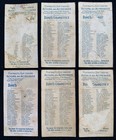 1889 Duke   s Cigarettes N71 Actors   Actresses     2nd Series - 6 Different - Lot 2