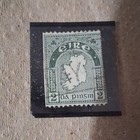 Rare Ireland 2d Green Map Postage Stamps Lot Of 5 Used Handstamped