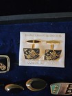 Vintage Cufflink Lot Of 12 Pairs   Some Mcm  Damasquinado Ade Oro 24kt