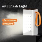 50000mah 66w Power Bank Pd 20w External Portable Battery Fast Charging Led Us