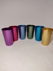 Anodized Aluminum Tumblers Cups Glasses Set Of 6 No Dents 5 