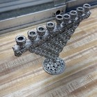 Olivia Riegel Crystal Hanukkah Menorah Sinclair Judaica Brand New In Box