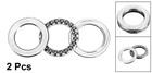 2pcs Thrust Ball Bearings 40mm X 60mm X 13mm Chrome Steel Single Row Roller