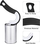 2pcs Ring Pull Can Opener Ergonomic Tab J Shape Handy Ring Pull Opener 
