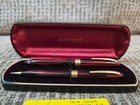 W  A  Sheaffers Fountain Pen   Pencil Set Maroon 14k Gold Nib W box